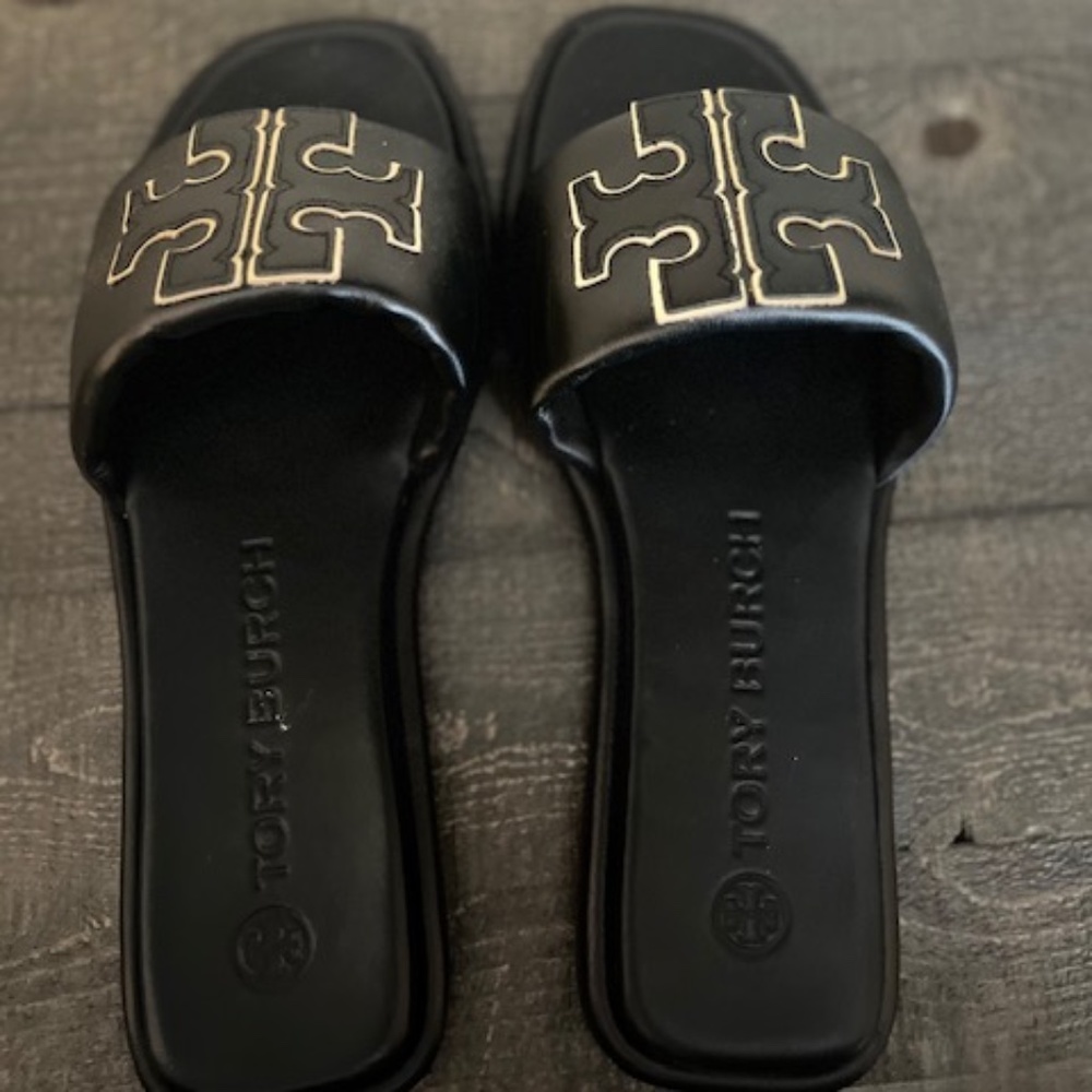 DOUBLE T SPORT SLIDE Tory Burch - BRAND NEW